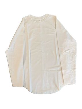 VITALY Men's Long Sleeve Crewneck Tee White